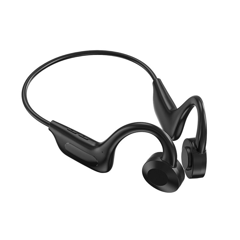 Bone Conduction Headphones Bluetooth 5.2 | Open-Ear Wireless Design for Glasses | 13 Hours Playtime, Sweatproof