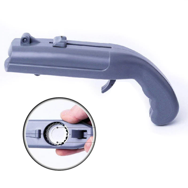 Bottle Cap Shooter Bottle Opener | Magnetic Cap Hold & Launch Mechanism | Fun Pull-Trigger Bottle Opening Tool