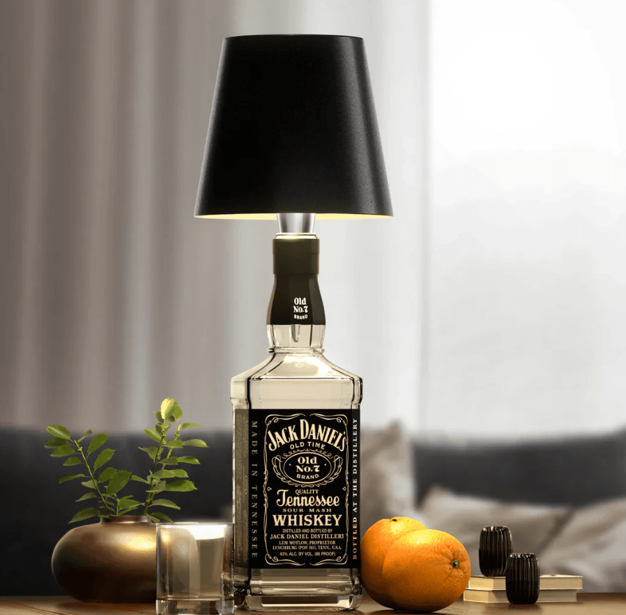 Bottle Lamp LED Rechargeable Waterproof Aluminium with 3 Light Colours