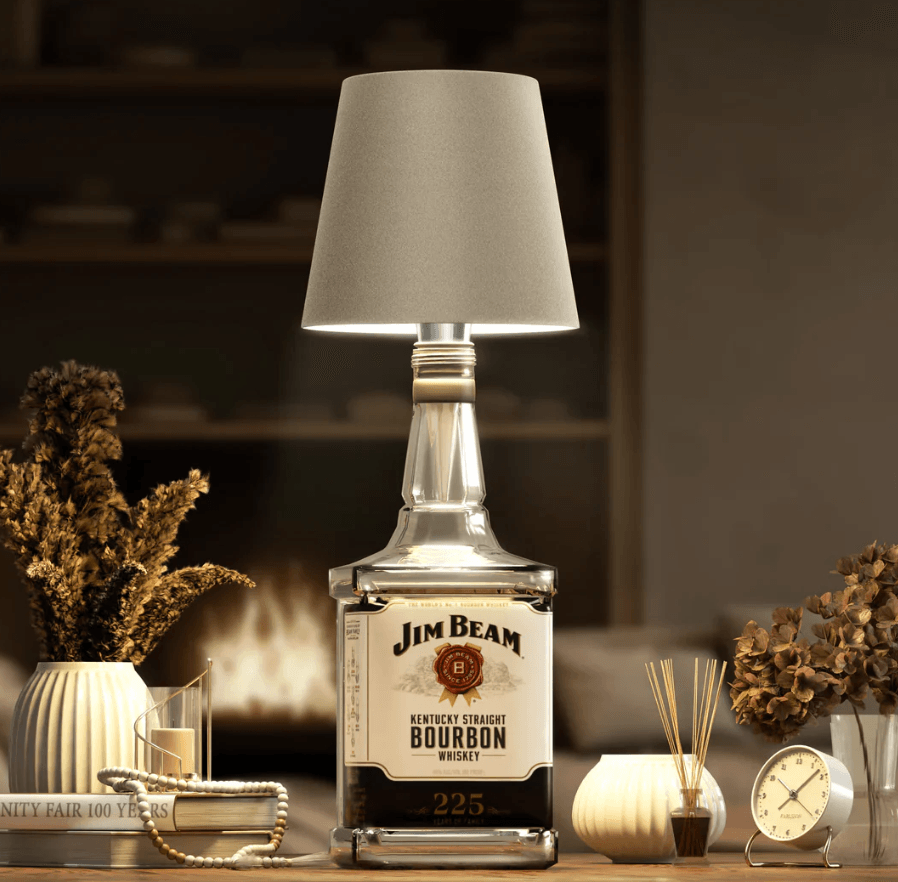 Bottle Lamp LED Rechargeable Waterproof Aluminium with 3 Light Colours