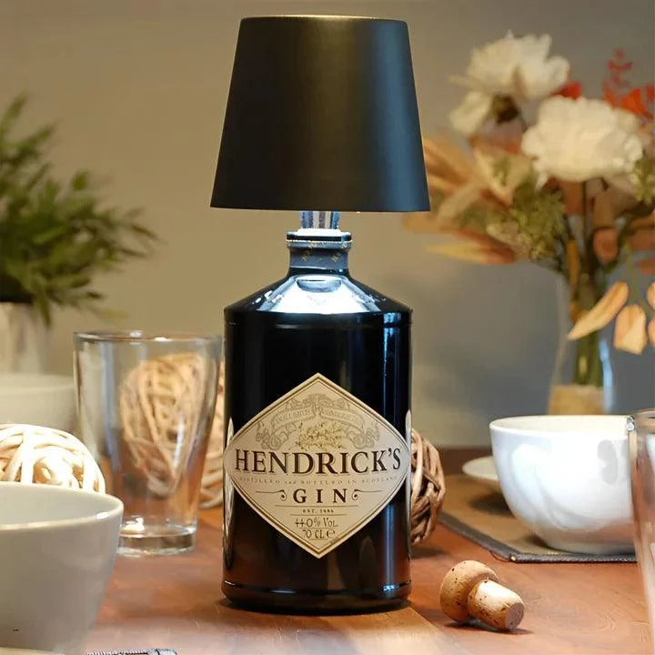 Bottle Lamp LED Rechargeable Waterproof Aluminium with 3 Light Colours