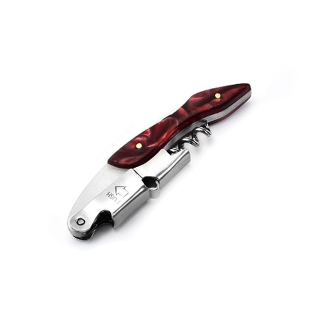 Bottle Opener and Foil Cutter | Two-Step Lever, Tail Blade