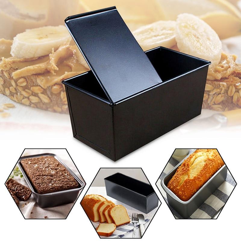 Bread Loaf Baking Pan | Sliding Lid For Square Loaves