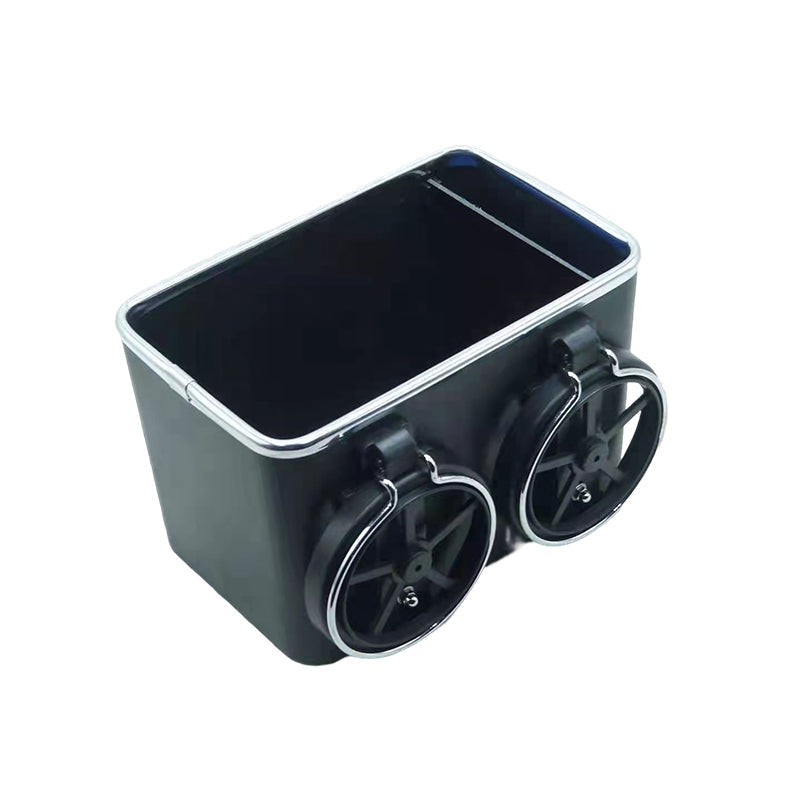Car Armrest Storage Box ABS Plastic | Secure Strap Fit | Organises Phones, Keys, Drinks, Tissues & Essentials in Your Car