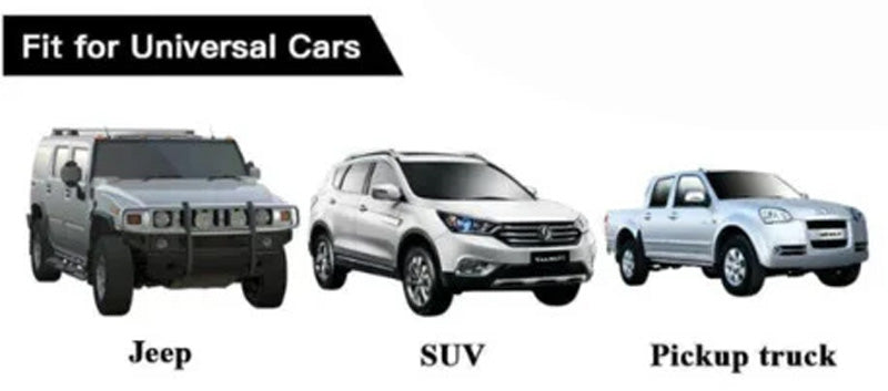 Car Door Step Aluminium Alloy | Folding Design with Built-In Safety Hammer | Supports Up to 510 Pounds for Rooftop Access