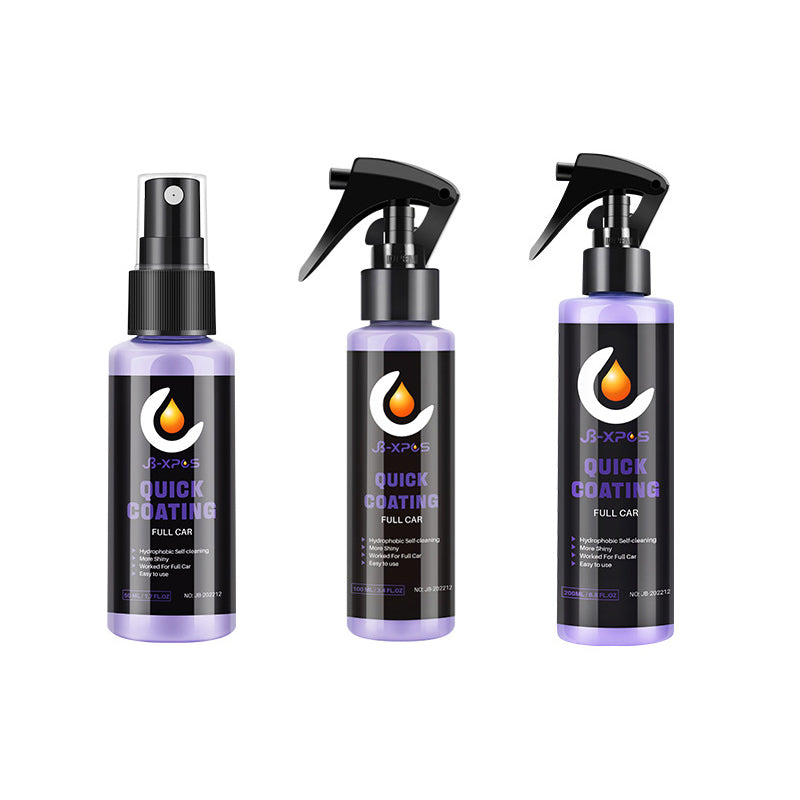 Car Paint Coating Spray | Anti-Scratch Protective Formula | Long-Lasting Hydrophobic Shine for Paint, Glass, Tyres & Wheels