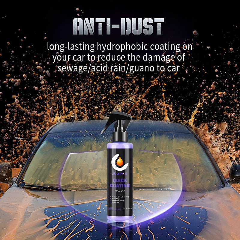 Car Paint Coating Spray | Anti-Scratch Protective Formula | Long-Lasting Hydrophobic Shine for Paint, Glass, Tyres & Wheels