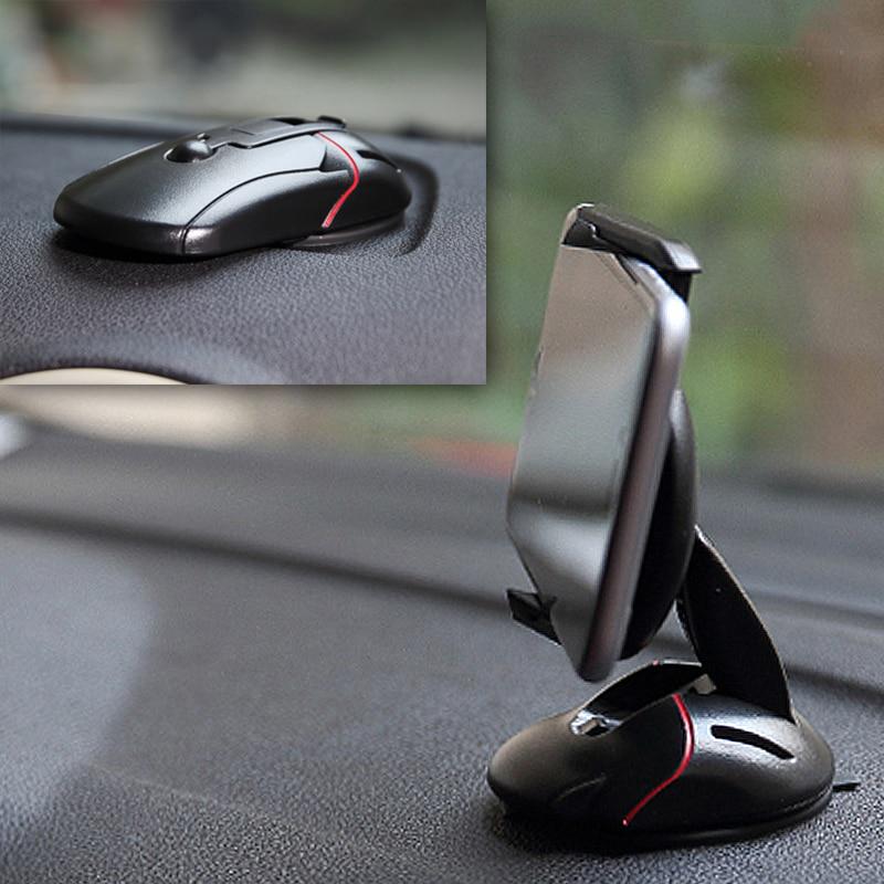 Car Phone Holder Dashboard Rotating Foldable Universal with Secure Grip