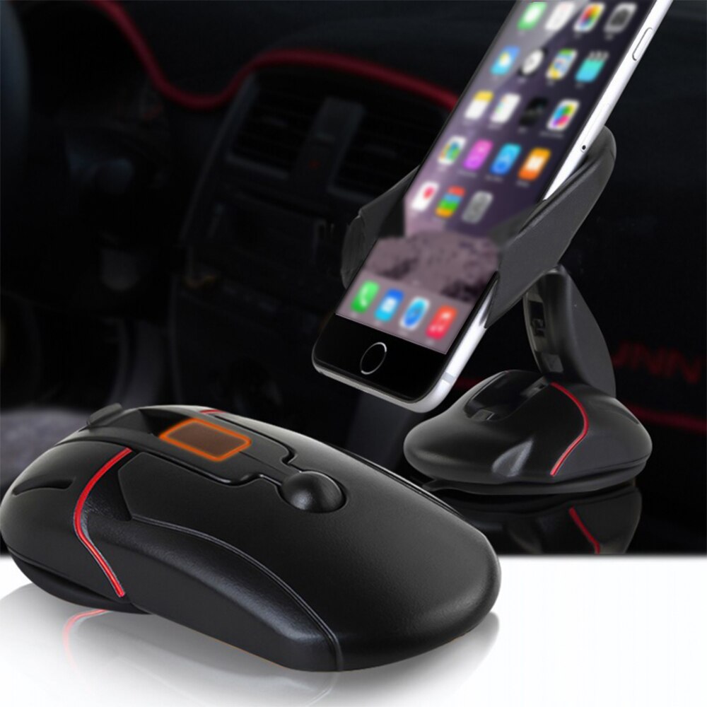 Car Phone Holder Dashboard Rotating Foldable Universal with Secure Grip