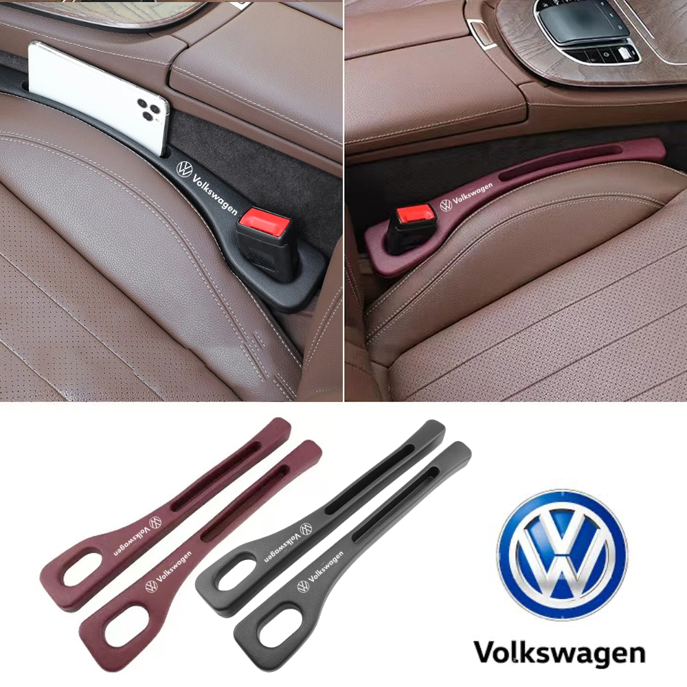 Car Seat Gap Filler Polyurethane | Set of 2, Universal Fit for All Car Models | Stops Items Falling Between Seats