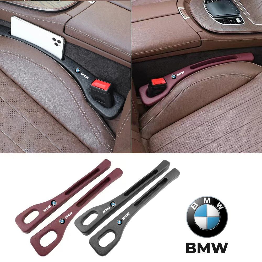 Car Seat Gap Filler Polyurethane | Set of 2, Universal Fit for All Car Models | Stops Items Falling Between Seats