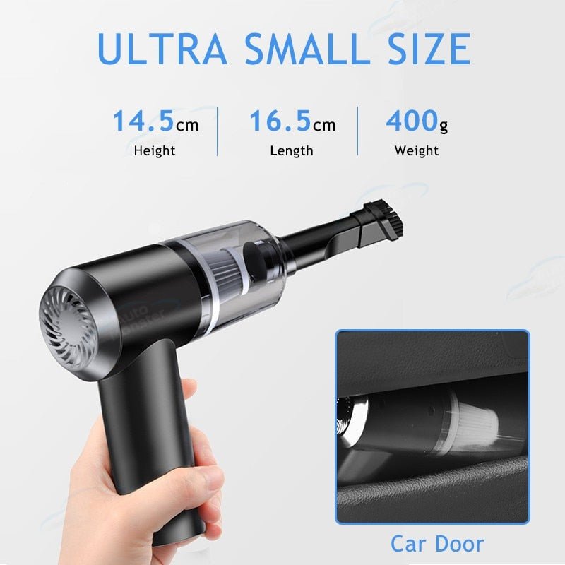 Car Vacuum Cleaner | Cordless Handheld 2-in-1