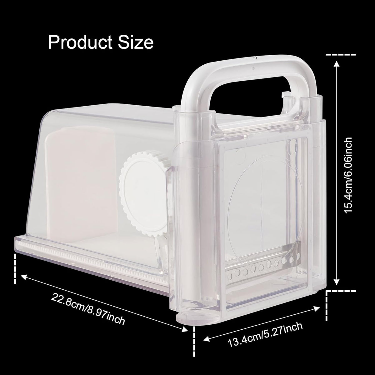 Cheese Slicer, Grater and Airtight Storage Set | Stainless Steel Blade and Fine Grater | Keeps Cheese Fresh for Days