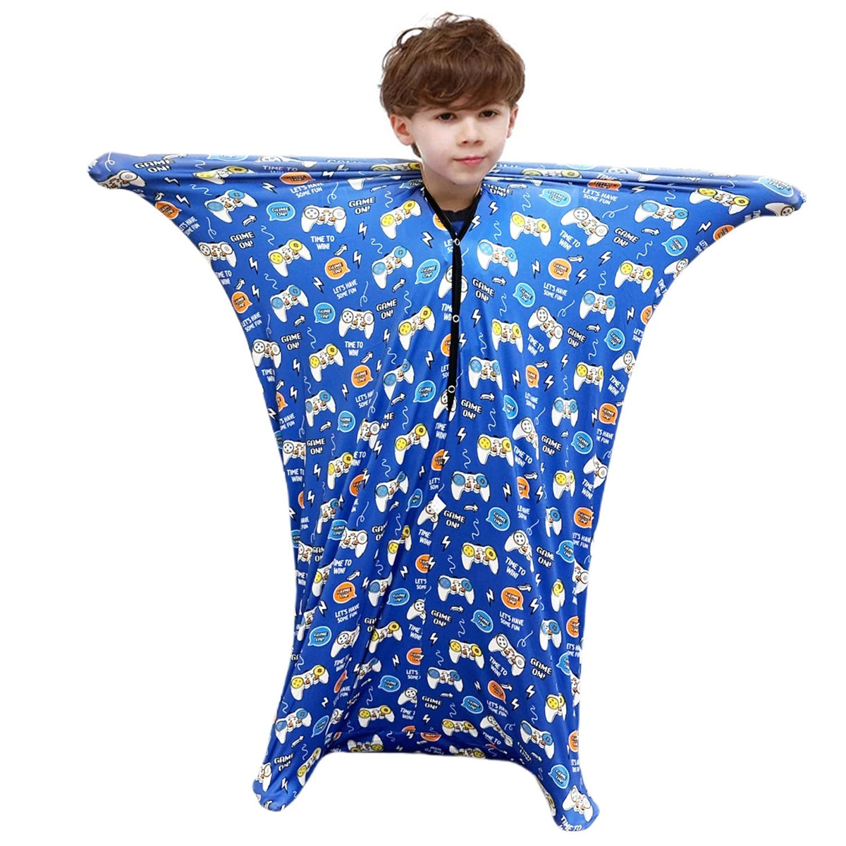 Children Sensory Body Sock | Stretch Wrap, Ocean Print