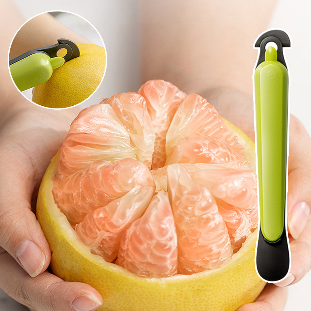 Citrus Peeler Stripper | Multifunction Peeling, Stripping & Cutting Tool | Ergonomic Grip for Mess-Free Fruit Prep