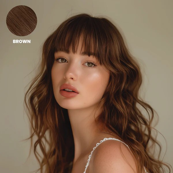Clip-In Fringe Hairpiece | 100% Remy Human Hair | Heat-Resistant Styling, Colour-Match Blend & Secure All-Day Clip Grip