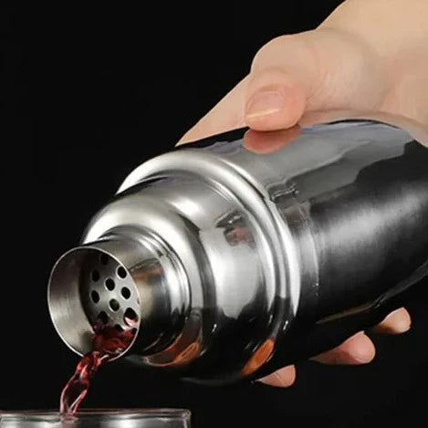 Cocktail Shaker Set | Curved Stand, Full Tool Lineup