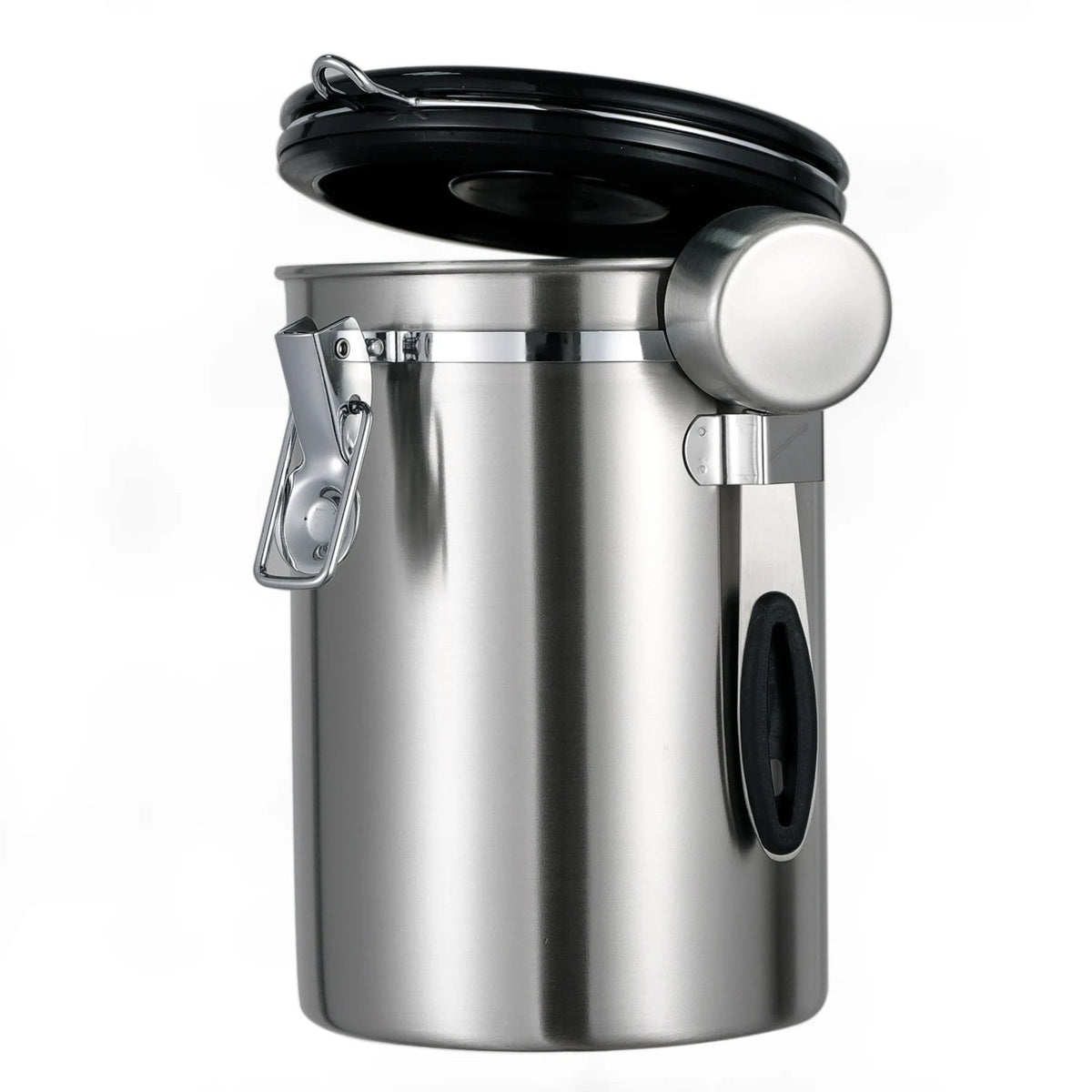 Coffee Container | Lever Clamp Lid, Dial And Front Scoop