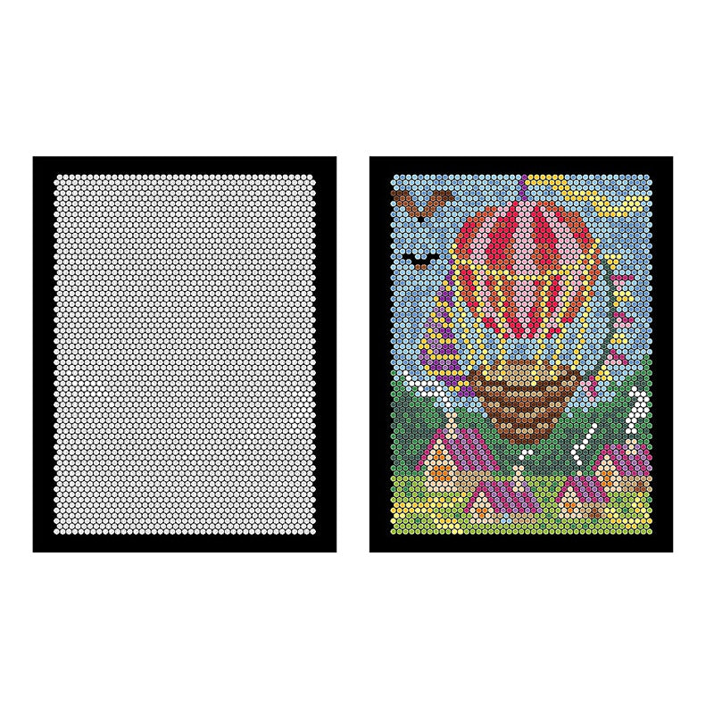 Colour by Numbers Activity Book | 100 Mosaic Designs on Black Backgrounds | Relaxing Creative Hobby for All Ages