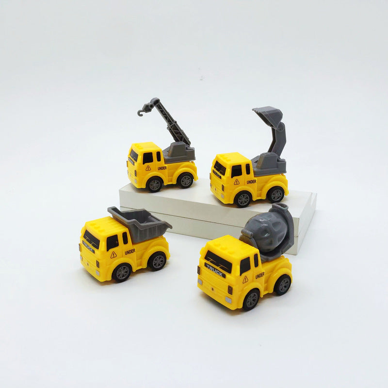 Construction Vehicle Valentine's Day Exchange Cards | 24 Cards & 24 Moving-Part Toy Vehicles | Plastic & Paper