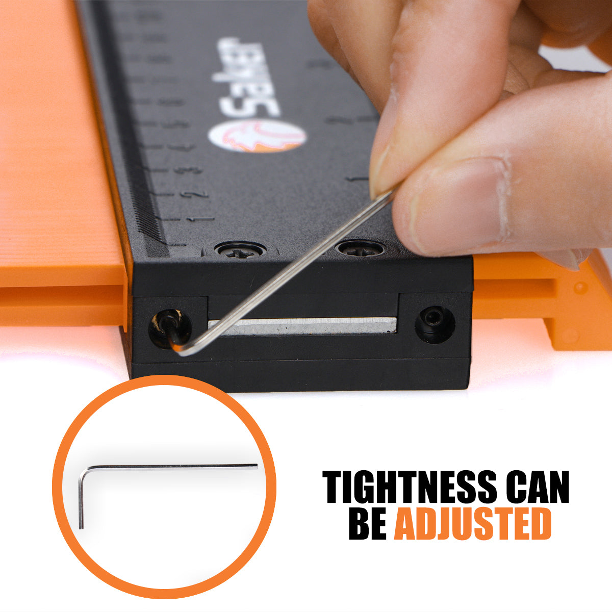 Contour Gauge Tool Locking Teeth ABS Plastic with Instant Template Trace