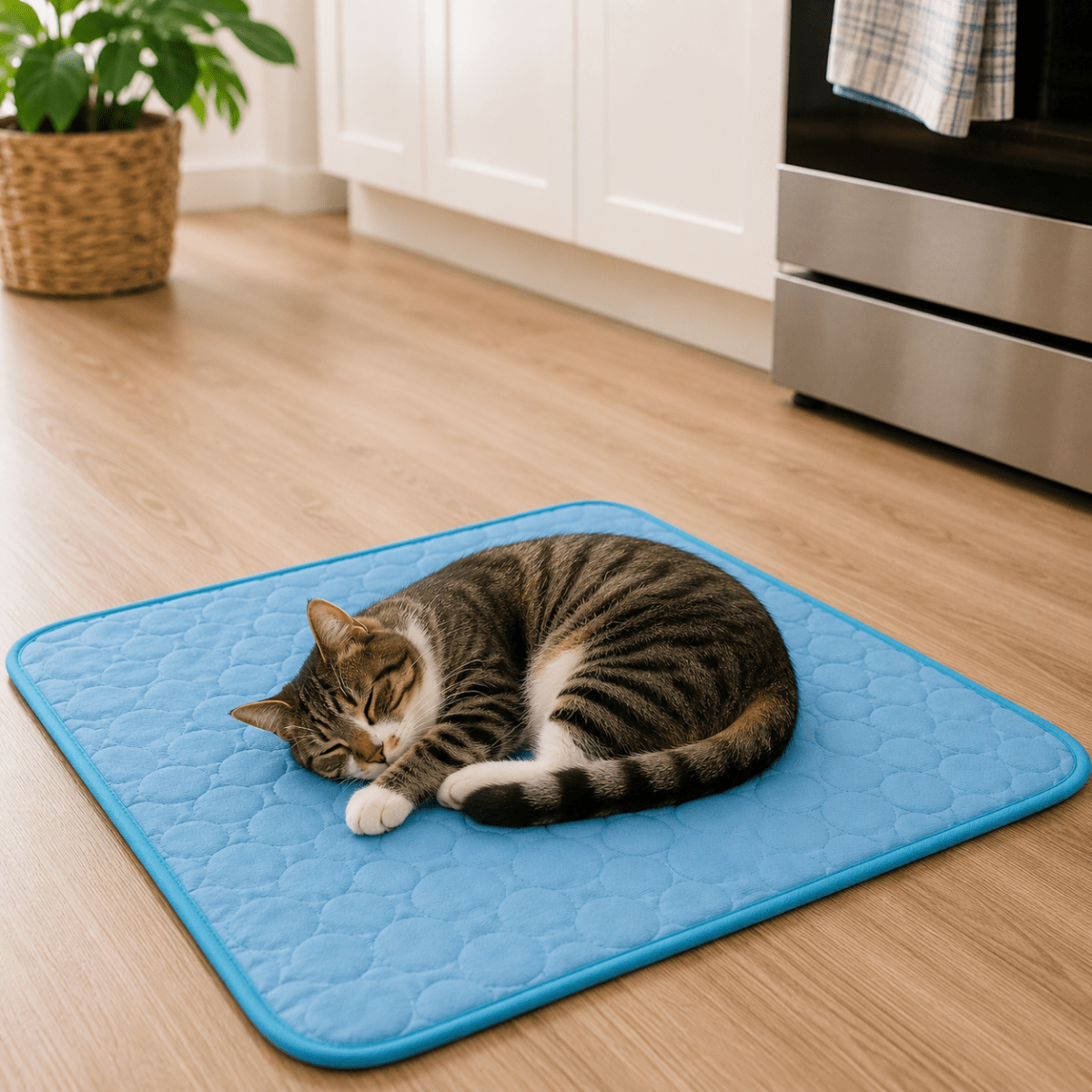 Cooling Pet Bed | Quilted Self-Cooling Mat for Dogs & Cats
