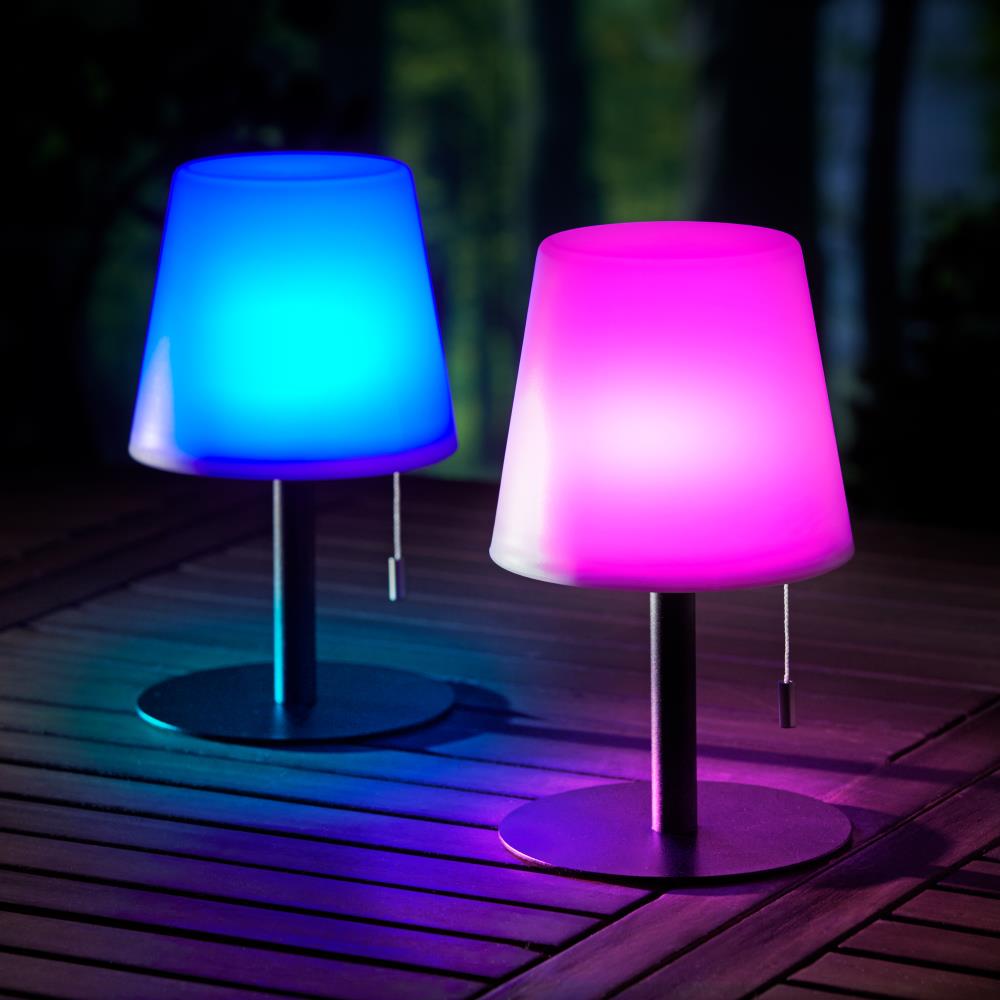 Cordless Rechargeable Table Lamp | IP65 Waterproof, 16 Colours | Dimmable, 2000 mAh USB Charging, 8-12 Hour Runtime