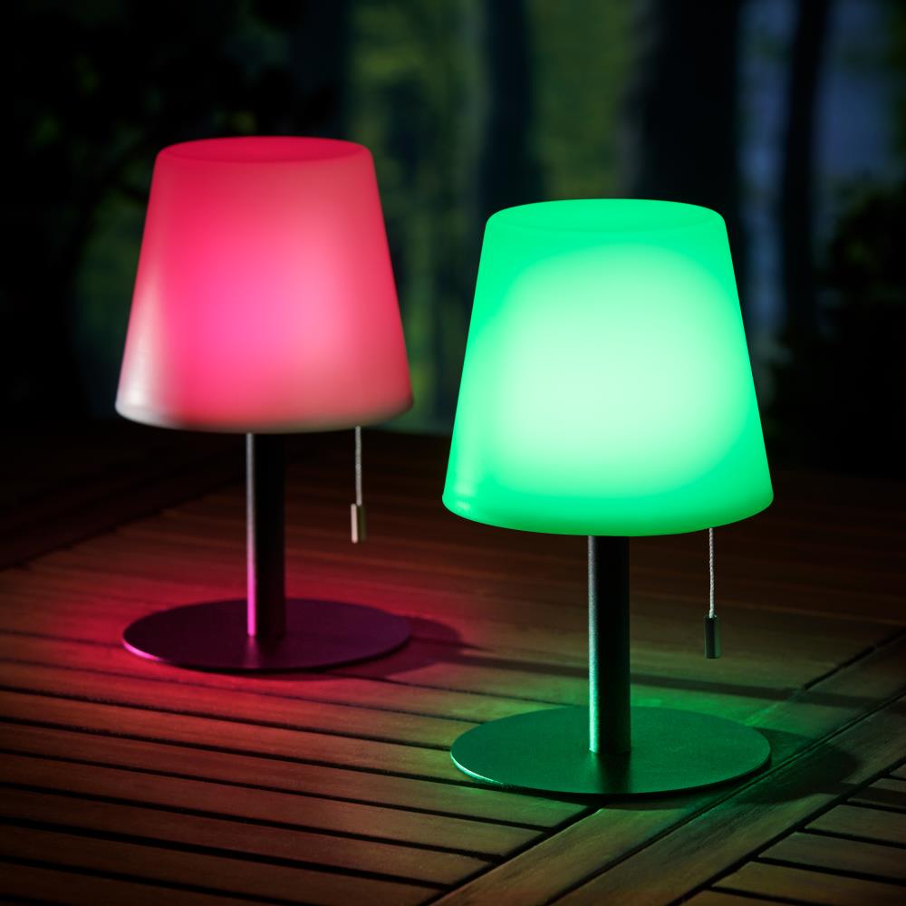 Cordless Rechargeable Table Lamp | IP65 Waterproof, 16 Colours | Dimmable, 2000 mAh USB Charging, 8-12 Hour Runtime