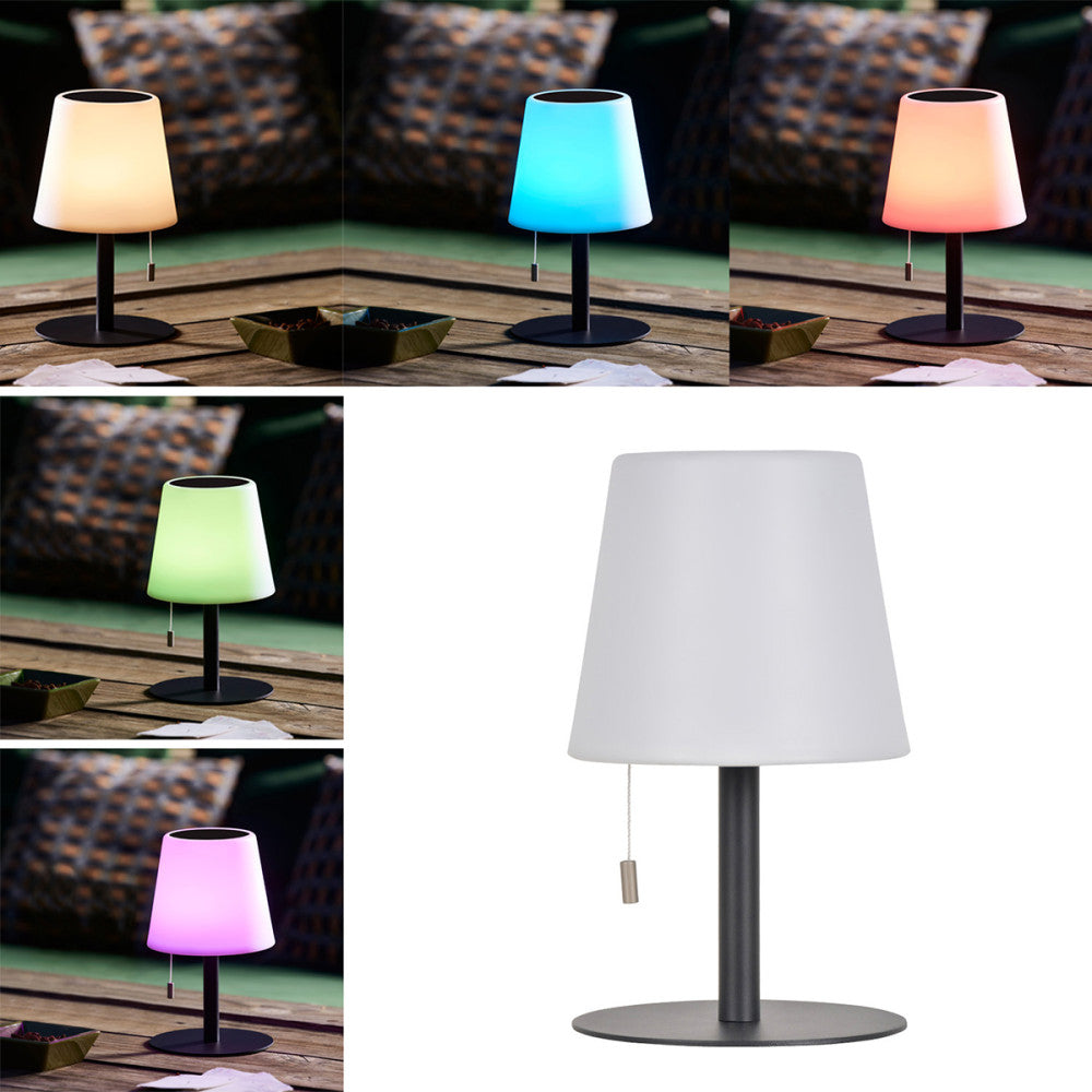 Cordless Rechargeable Table Lamp | IP65 Waterproof, 16 Colours | Dimmable, 2000 mAh USB Charging, 8-12 Hour Runtime