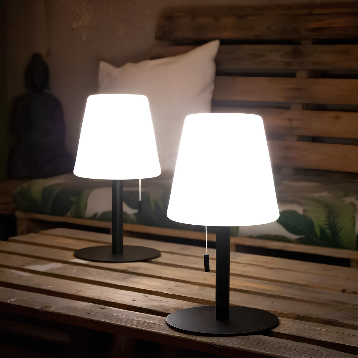 Cordless Rechargeable Table Lamp | IP65 Waterproof, 16 Colours | Dimmable, 2000 mAh USB Charging, 8-12 Hour Runtime