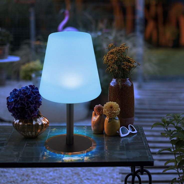 Cordless Rechargeable Table Lamp | IP65 Waterproof, 16 Colours | Dimmable, 2000 mAh USB Charging, 8-12 Hour Runtime