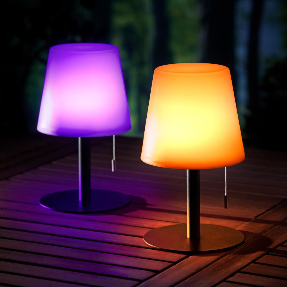 Cordless Rechargeable Table Lamp | IP65 Waterproof, 16 Colours | Dimmable, 2000 mAh USB Charging, 8-12 Hour Runtime