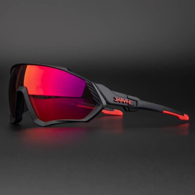 Cycling Glasses - Unisex Frame With UV Protection - Impact Resistant - Anti-Fog Technology - Adjustable Fit
