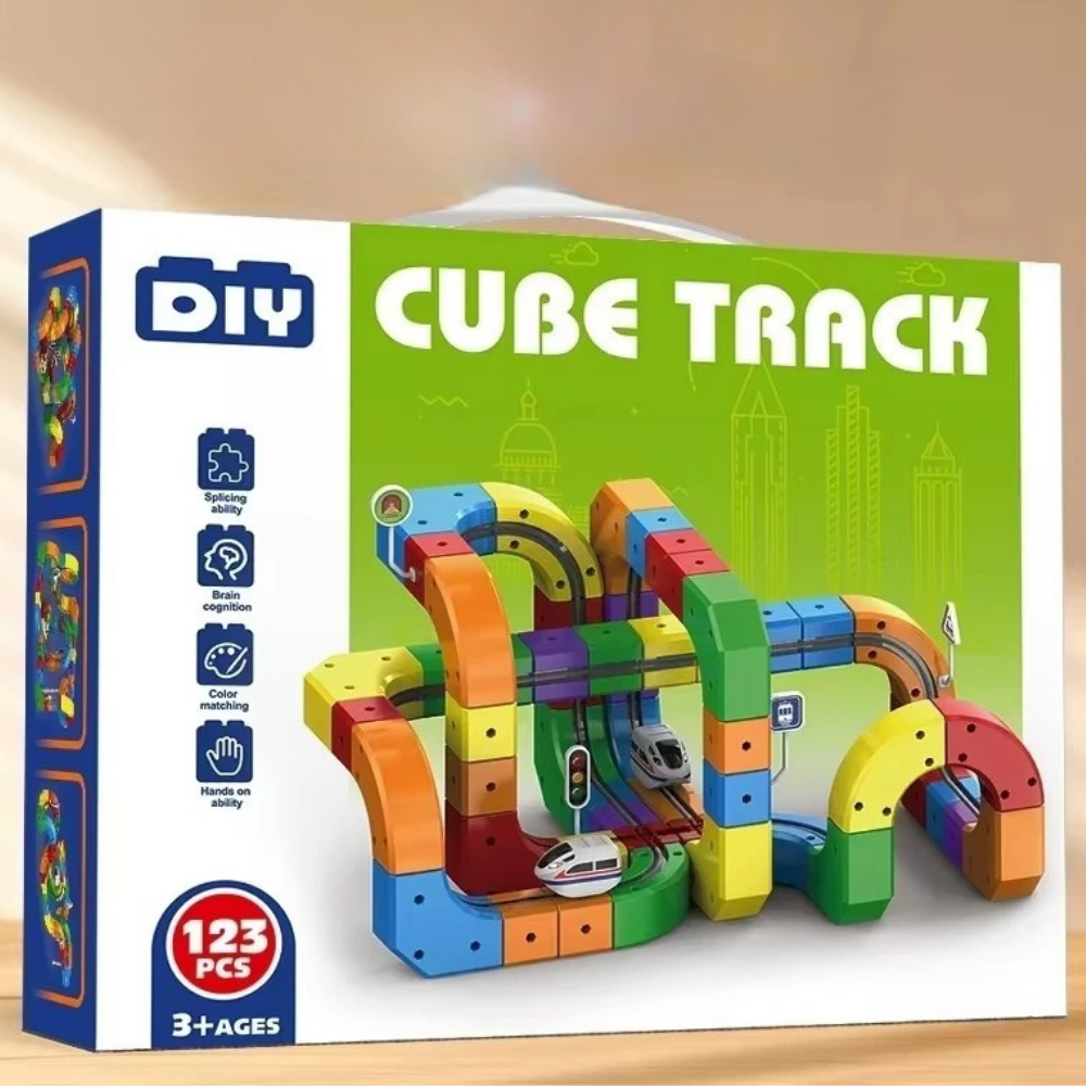 DIY Magnetic Track | Building Block Train Set