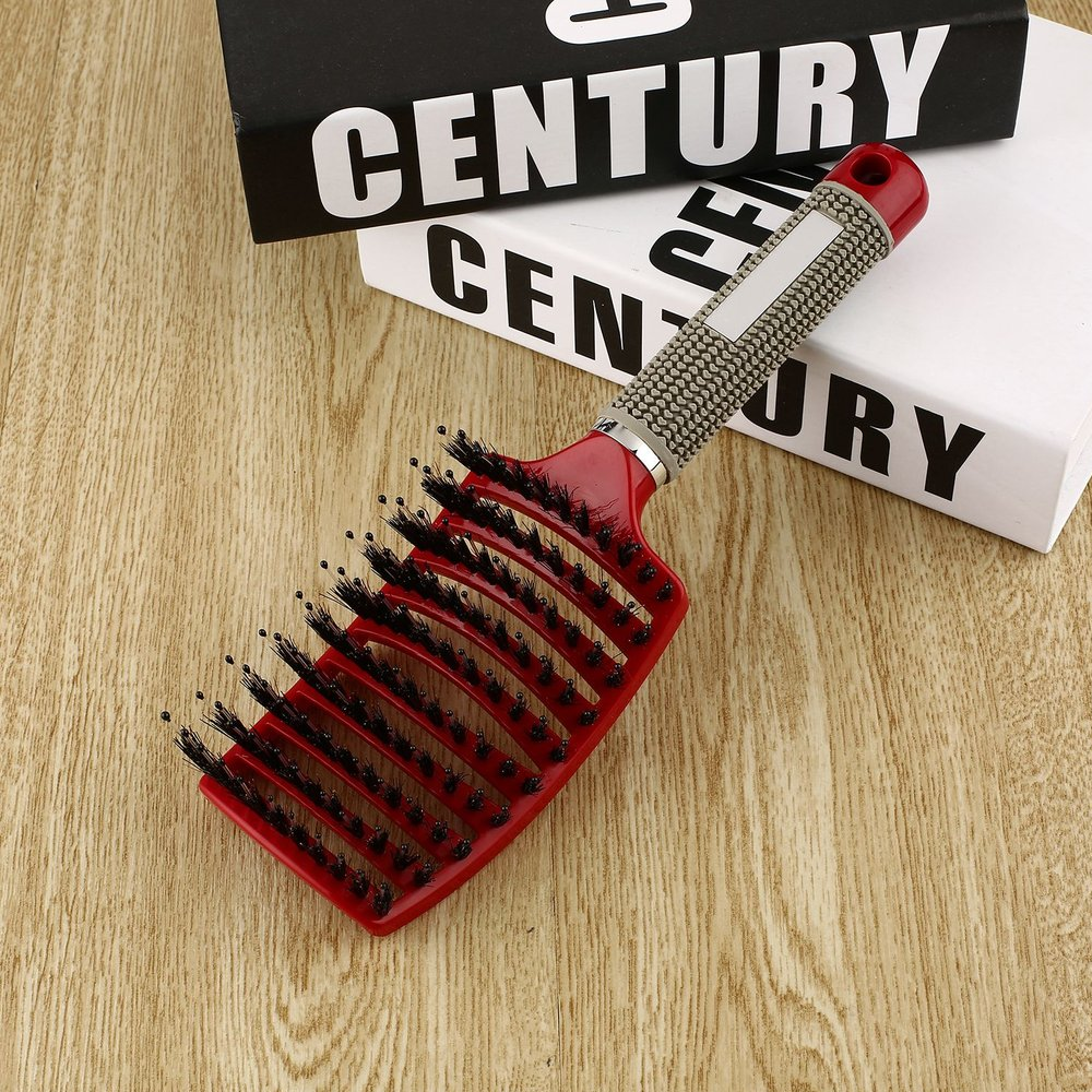 Detangling Hair Brush | Flexible Bristles Glide Through Knots and Curls | Pain-Free Brushing, Non-Slip Rubber Grip Handle