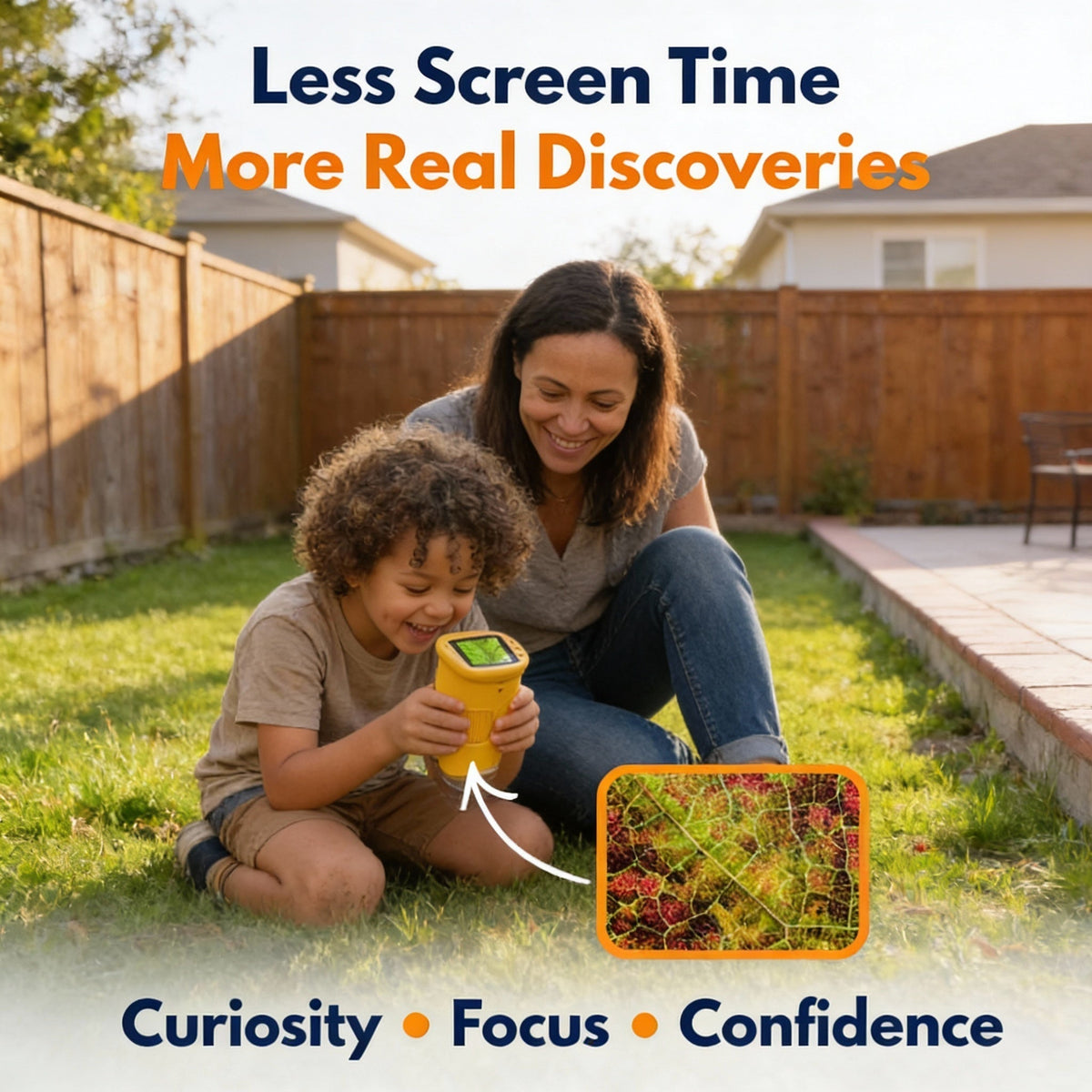Digital Microscope 4K Ultra HD Portable Lightweight with Built-In Display