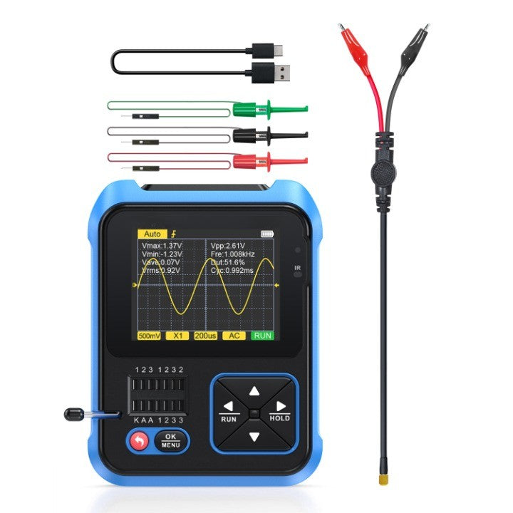 Digital Volt Tester Compact Portable with Transistor Test Function