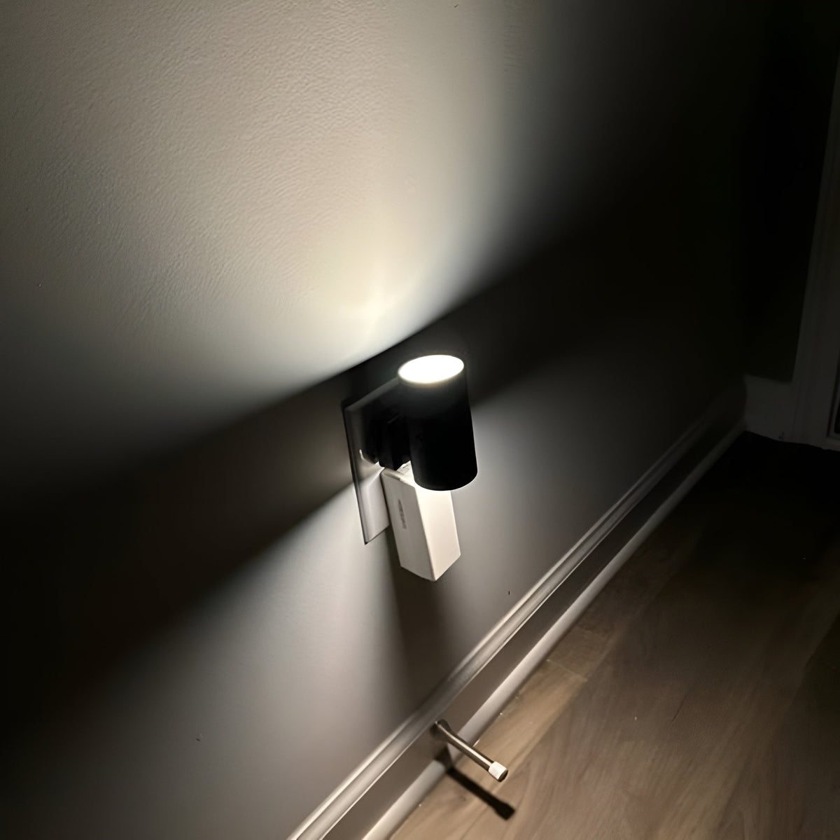 Dimmable LED Night Light | GlowEase Plug-In Adjustable Lamp