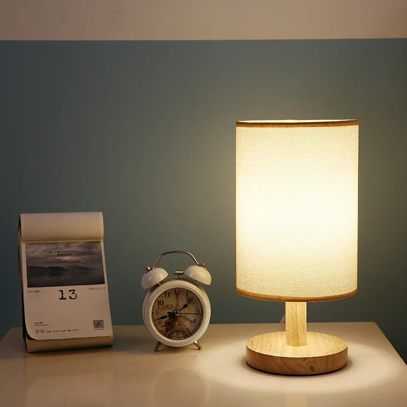 Dimmable Table Lamp with Remote Control | Plain White or Textured Grey | 3 Light Colours, USB Powered