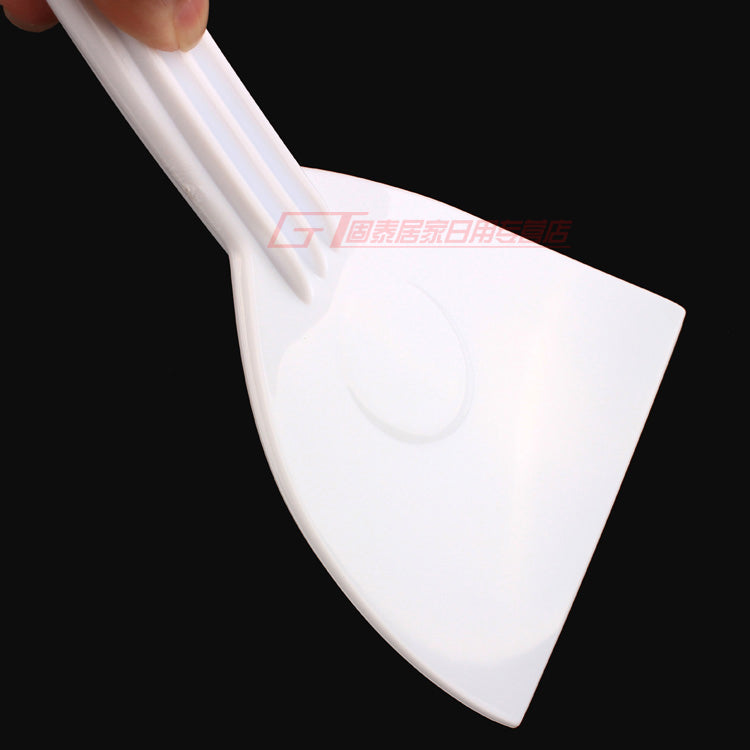 Dough Scraper Cutter Plastic | Tri-Angle Shovel for Dough, Butter & Chocolate | Scratch-Free, Dishwasher Safe Baking Tool