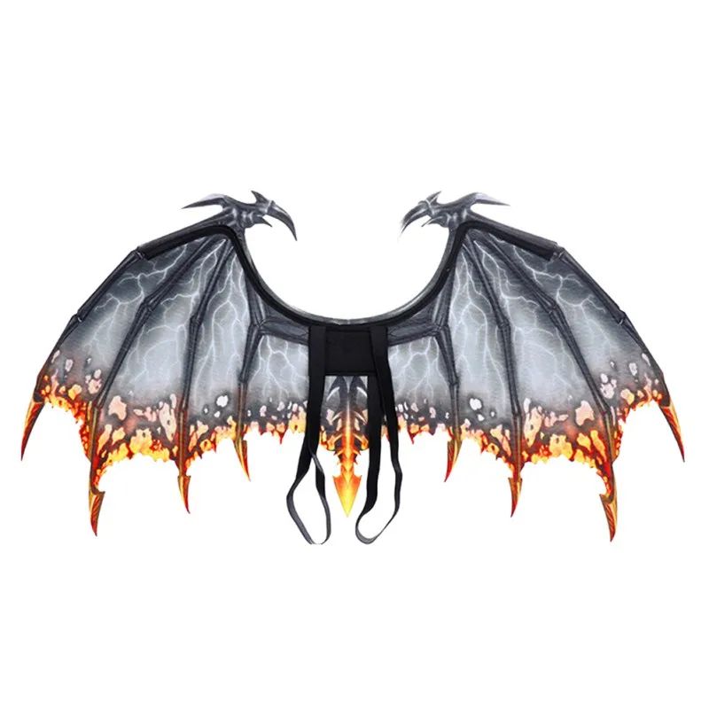 Dragon Wing Costume Accessory | Halloween Cosplay Carnival Party Wings | Lightweight Back-Worn Fantasy Costume Design
