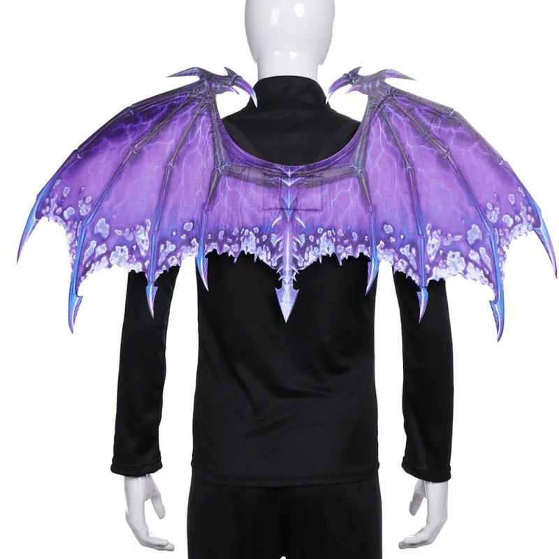 Dragon Wing Costume Accessory | Halloween Cosplay Carnival Party Wings | Lightweight Back-Worn Fantasy Costume Design