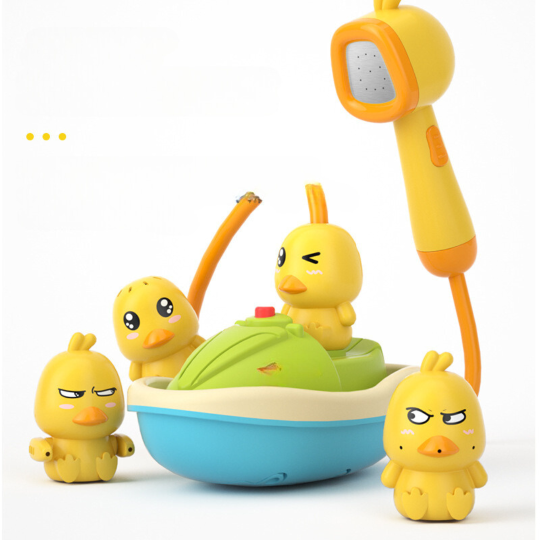 Duck Bath Fountain Toy | Spinning Water Spray Fountain | Non-Toxic Build for Splash Play and Water Confidence at Bath Time