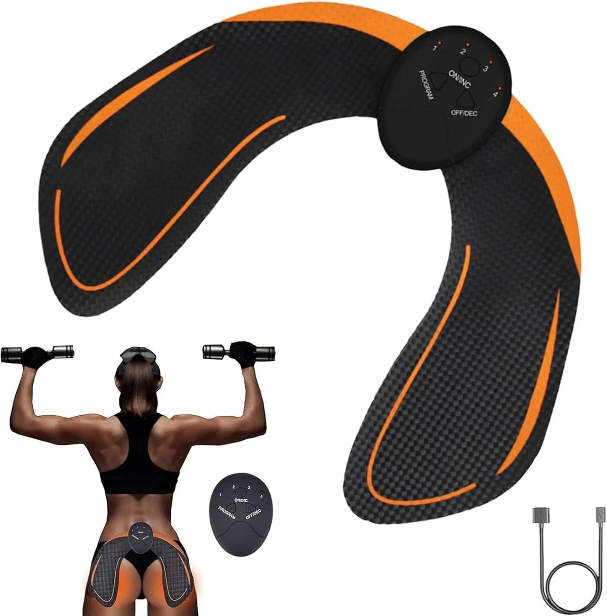 EMS Training Device | Wearable Hip Pad With Program Modes
