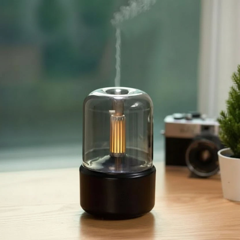 Aromalux Luftbefeuchter & Aromatherapie-Diffusor in Schwarz oder Weiß-3