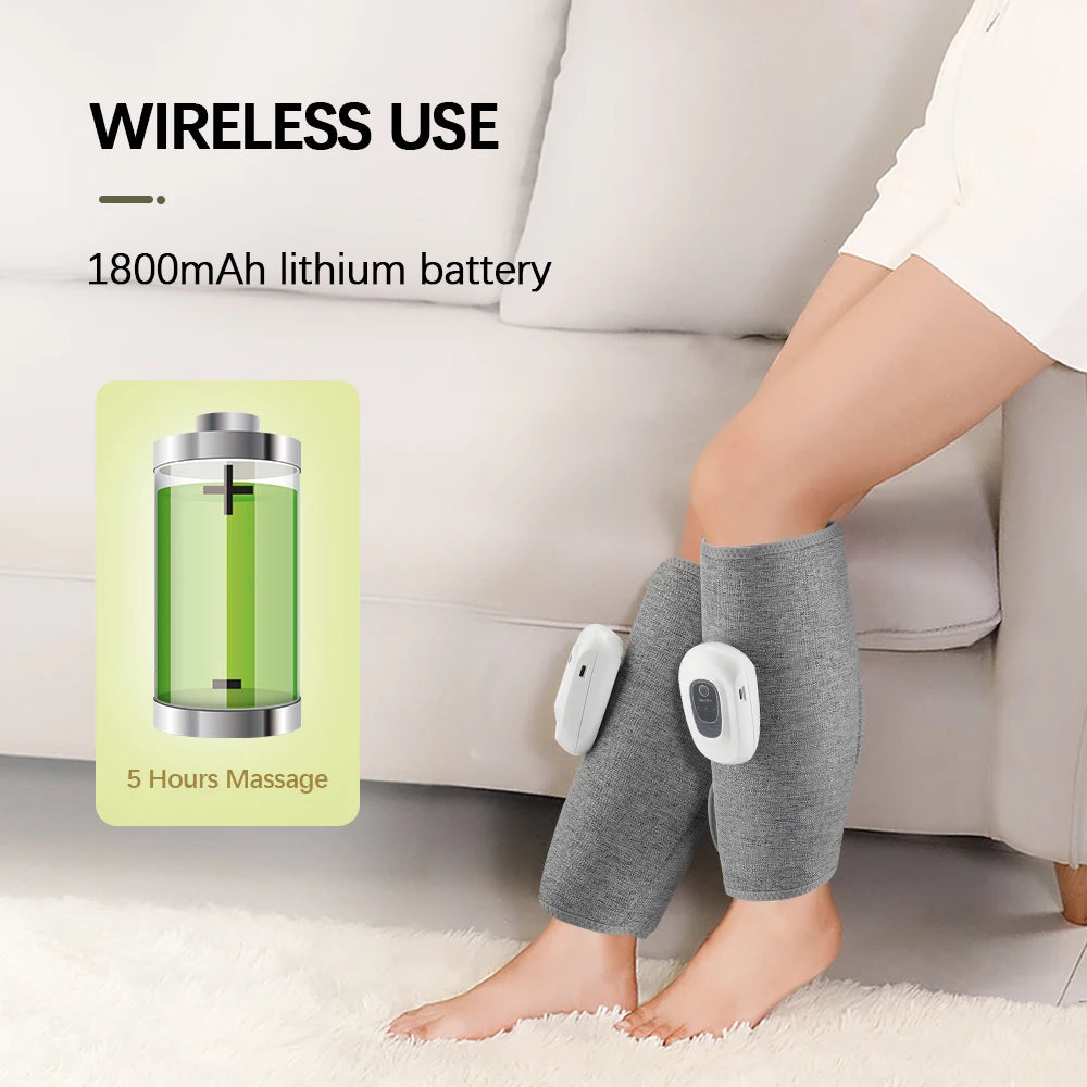 Electric Leg Massager | Wireless Air Compression Wrap