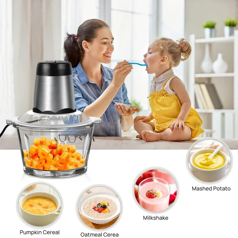 Electric Meat Grinder | 2L Bowl With Two-Speed Control