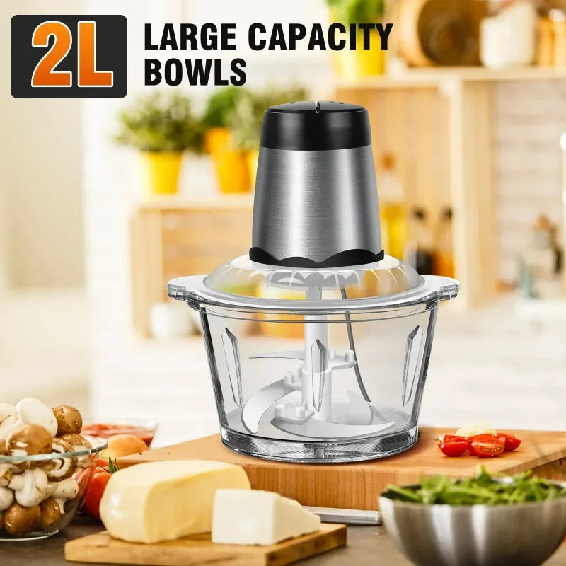 Electric Meat Grinder | 2L Bowl With Two-Speed Control