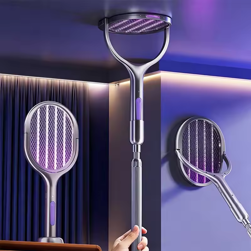 Electric Mosquito Swatter | Rotating Head, Light Mode