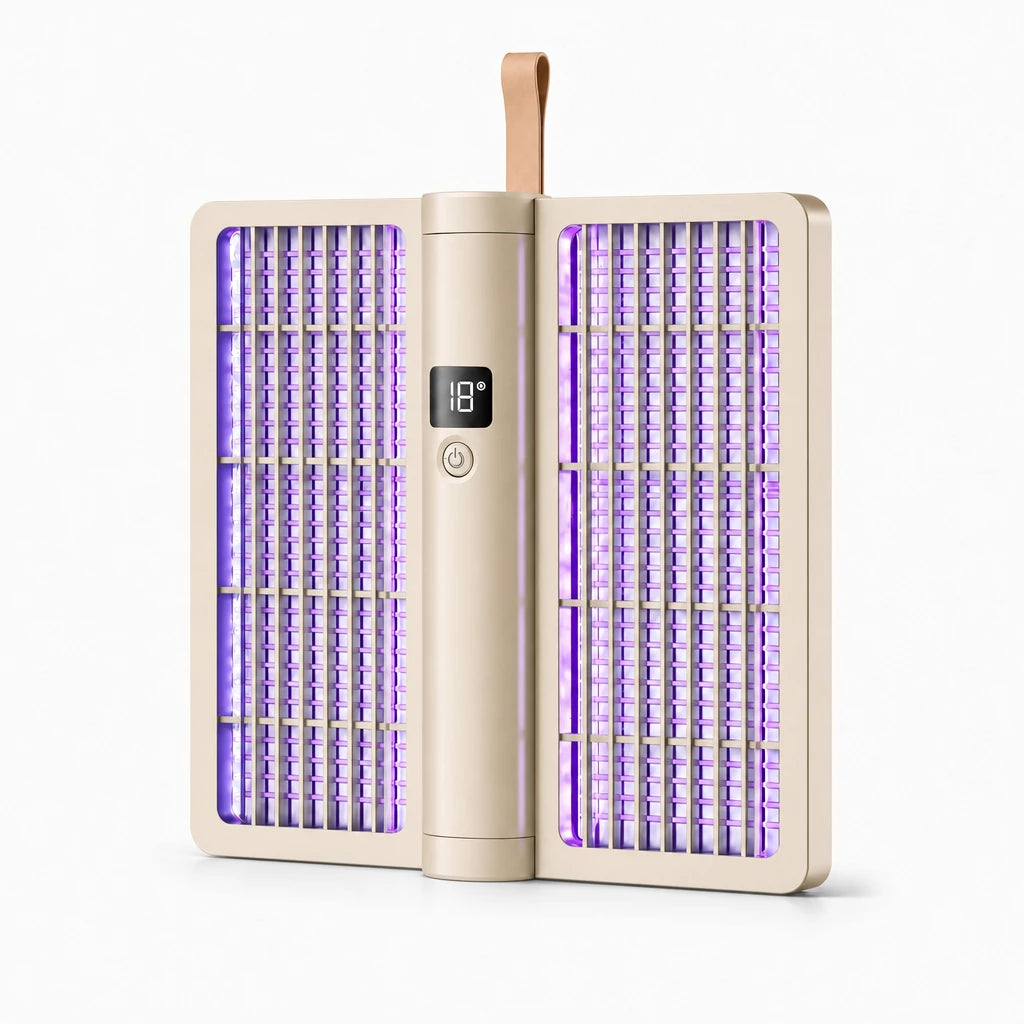 Electric Mosquito Zapper | Folding Panels, Charge Level